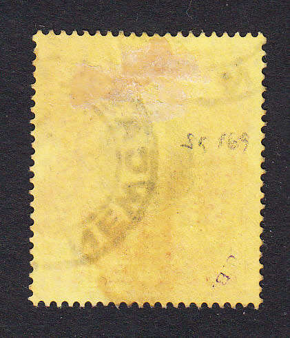 Natal 1908-09 KE 5s  , used  (Newcastle)            (SACC 143 , CV R 700)