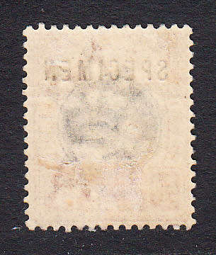 Natal 1902-03 KE 5d black/orange SPECIMEN, M/H        ( SACC 116)