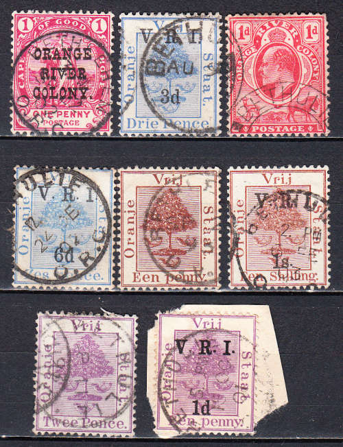 Orange Free State BETHULIE & BETHLEHEM postmarks