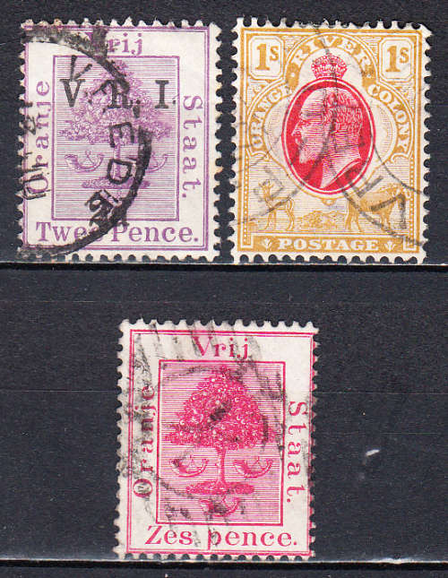 Orange Free State VREDE postmarks