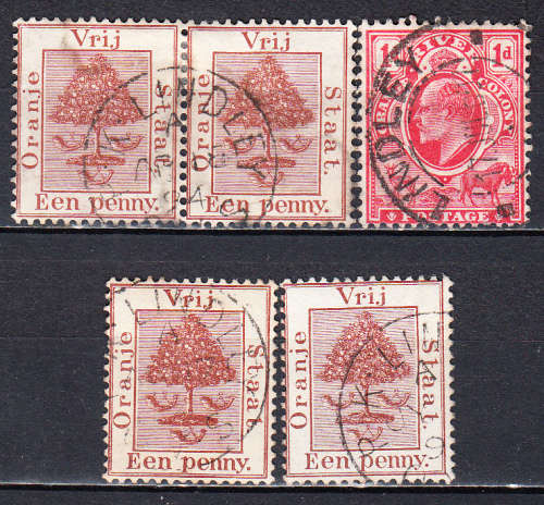 Orange Free State LINDLEY postmarks