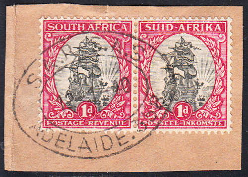 South Africa 1940 ADELAIDE 358 S.A.R postmark