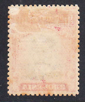 BSAC 1913 KG V 10d blue & red (Die II, Perf 15) , MLH      (rust,SACC 247 , CV R300)