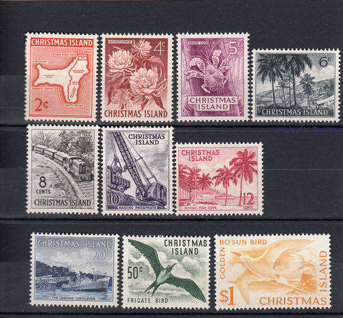 Christmas Island 1963 set , M/H