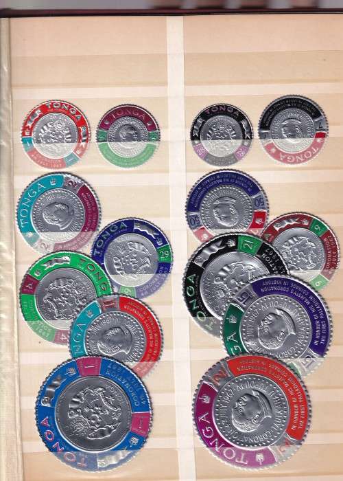 Sierra Leone , Tonga and Burundi in 8 page stock book , MINT ( 16 Scans )