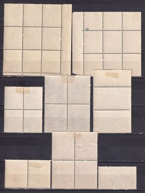 Union of South Africa 1941-42 Large War Effort set, M/H & MNH