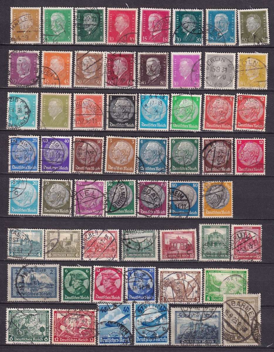 Germany 1924 > Reich used collection on 13 pages Lot 2