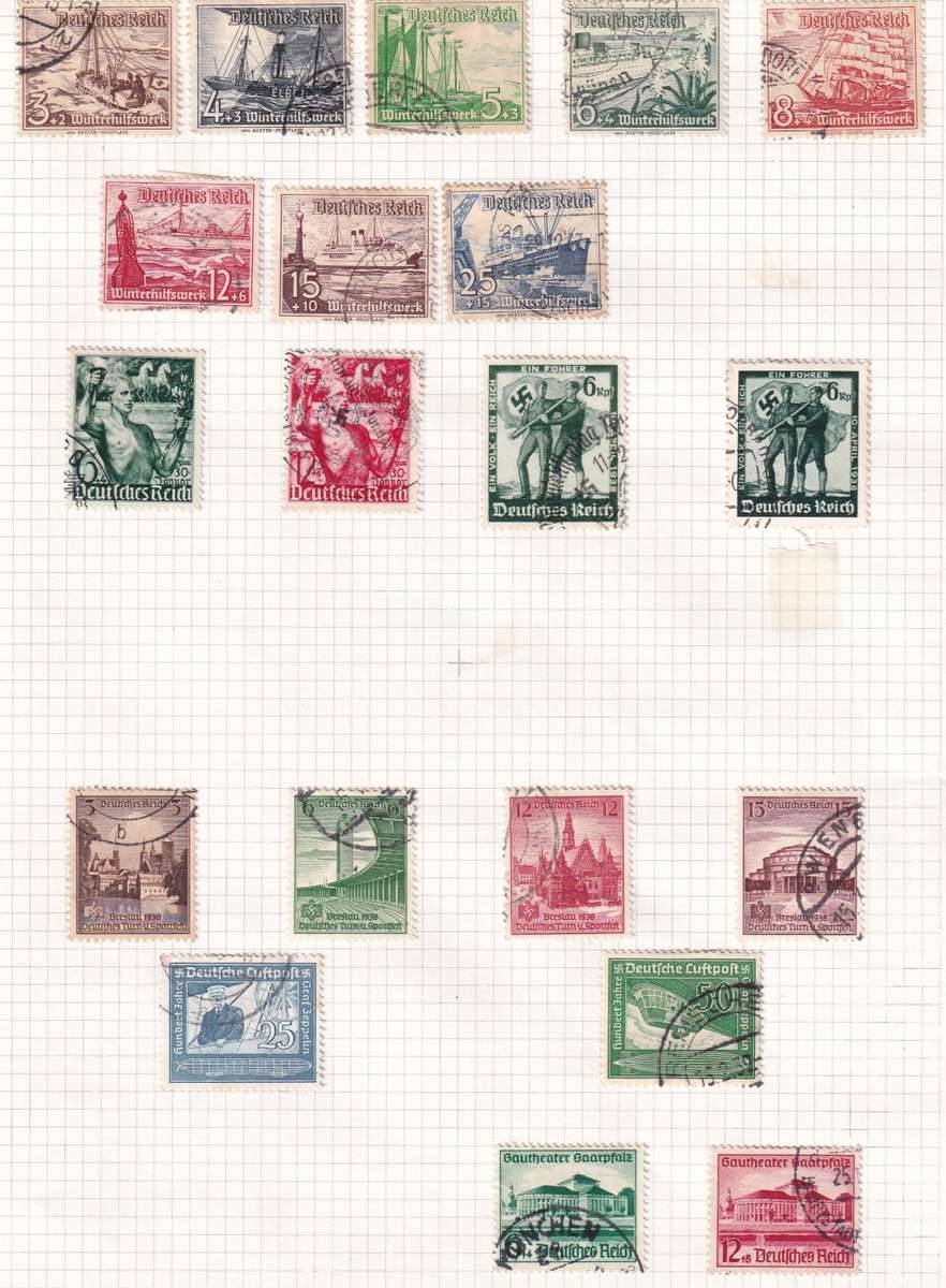 Germany 1924 > Reich used collection on 13 pages Lot 2