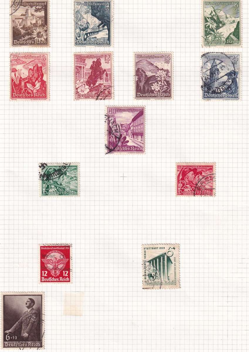 Germany 1924 > Reich used collection on 13 pages Lot 2