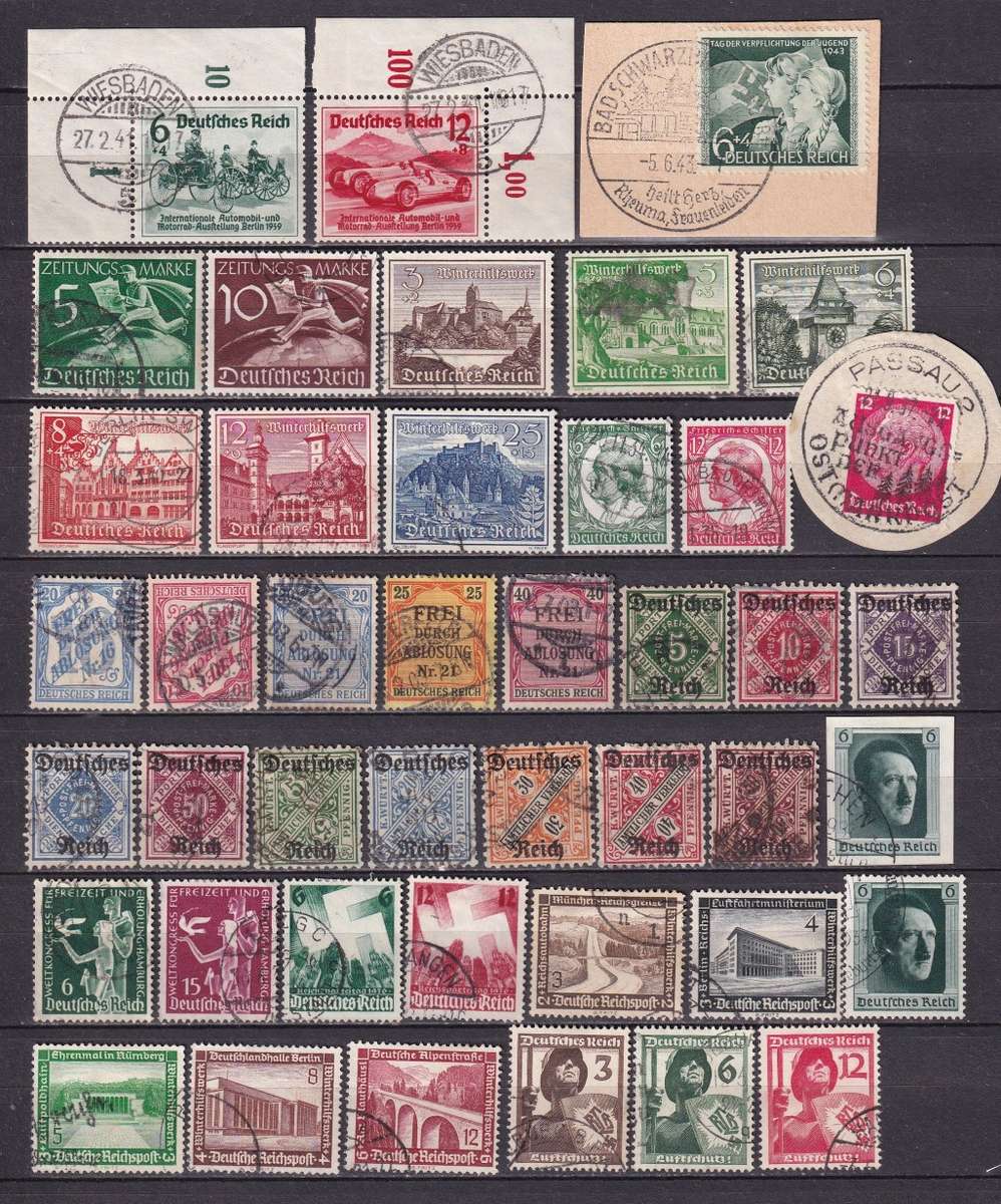Germany 1924 > Reich used collection on 13 pages Lot 2