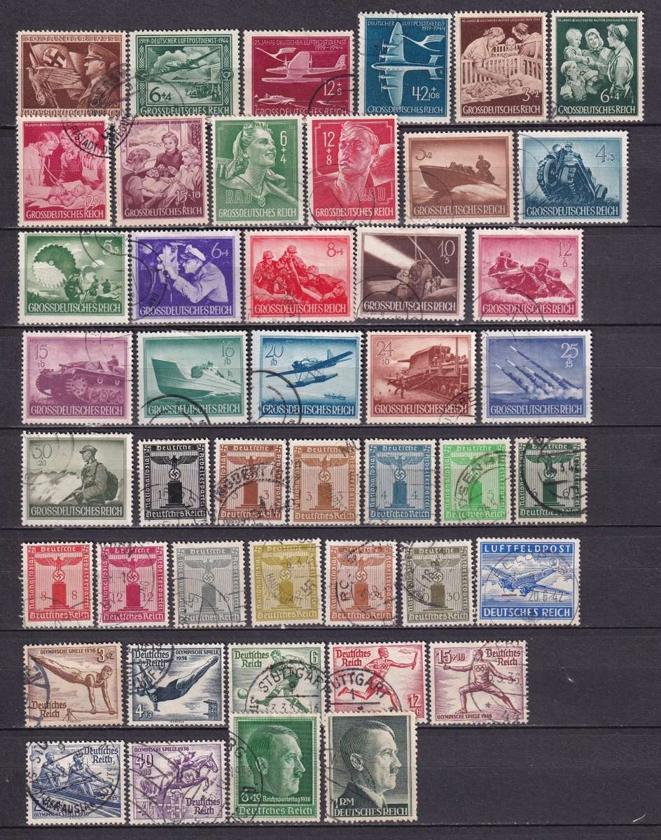 Germany 1924 > Reich used collection on 13 pages Lot 2