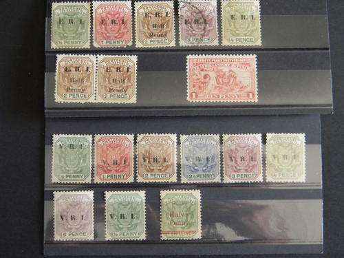 Transvaal overprint assortment