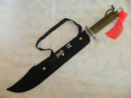 MEDIUM Ninja Sword 58cm includes ONE Throwing Knife