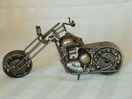 Antique Imitation Harley Davidson Metal Figurines