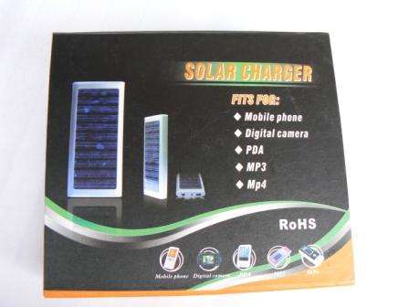 Solar Charger for a Phone  Camera   MP3   MP4