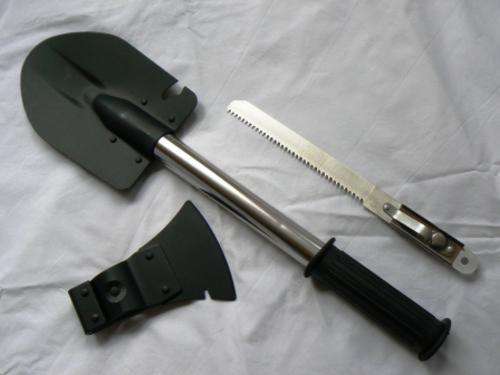 Shovel Saw Axe Camping Multi Tool set ideal for Hikers and 4x4