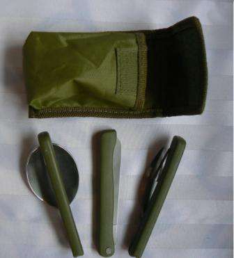 Eating Utensil Survival Camping Kit Tools ( Knife Fork and Spoon Set )