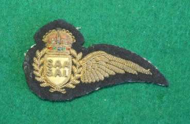 SA Airways, Badge Qualification Breast Navigator