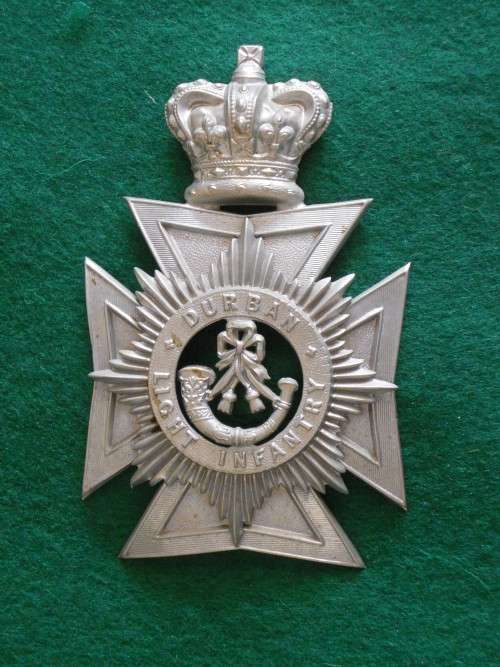 Helmet Plate, Durban Light Infantry
