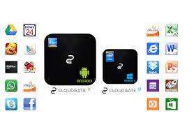 2 X CloudGate Square Windows 10 Pro Mini PC`s!!!! Not tested