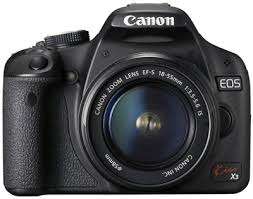 Canon EOS Kiss X3 (500D) Digital SLR camera 15.1 Megapixels FULL HD + Canon 18-55mm Lens KIT