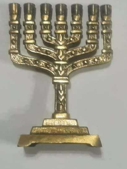 Vintage Hen Holon Israel Menorah.  Jewish Hanukkah.