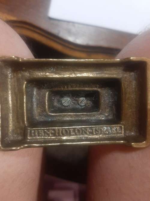 Vintage Hen Holon Israel Menorah.  Jewish Hanukkah.