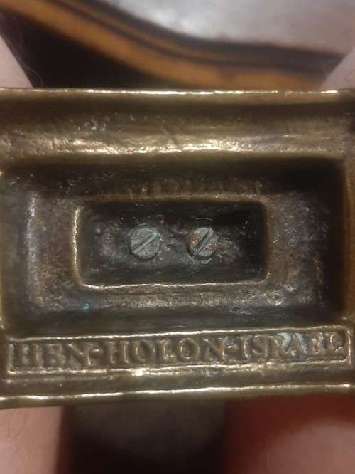 Vintage Hen Holon Israel Menorah.  Jewish Hanukkah.