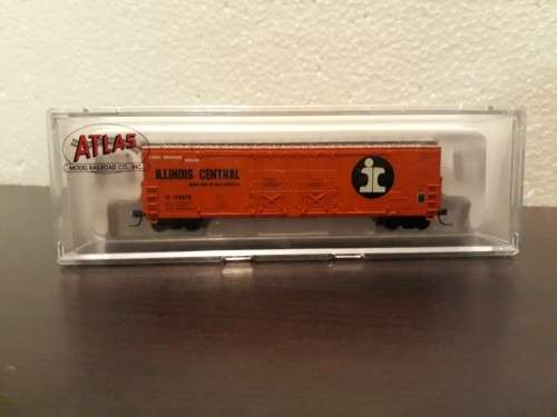 N Scale Atlas 53' Evans DPD Illinois Central #150028 Box Car