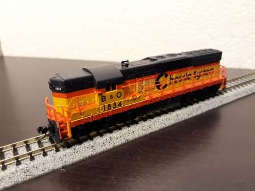 N Scale Atlas #53503 SD-9 Chessie #B&O 1834