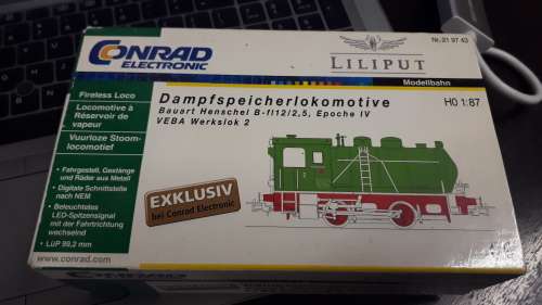 Conrad Electronic - Liliput HO 187 Steam Shunter Loco - DCC