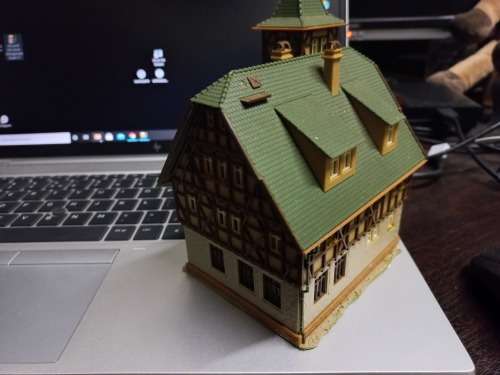 N Scale Vollmer 21072 Half Timbered Fire Station