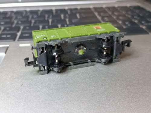 N Scale Arnold 4640 DB 7818 Bauzug Construction Train Car