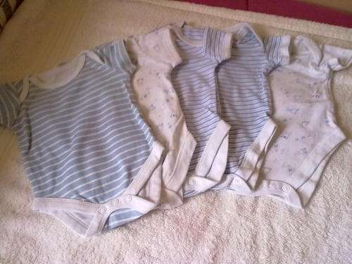 Lot of 5 bodyvests Newborn