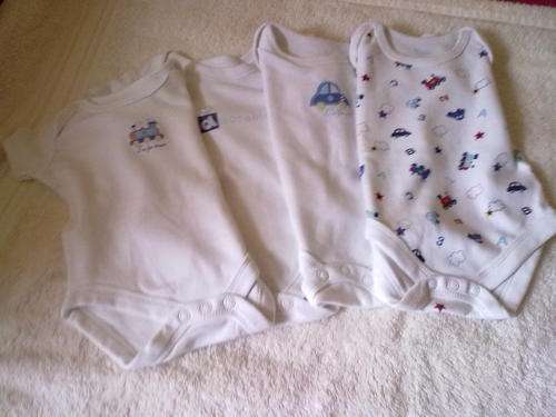 Lot of 4 bodyvests newborn