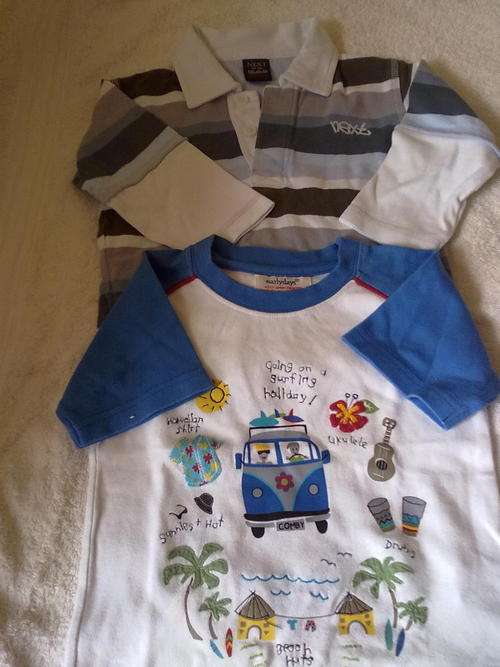Golf shirt + Tshirt from Next UK 12-18 months