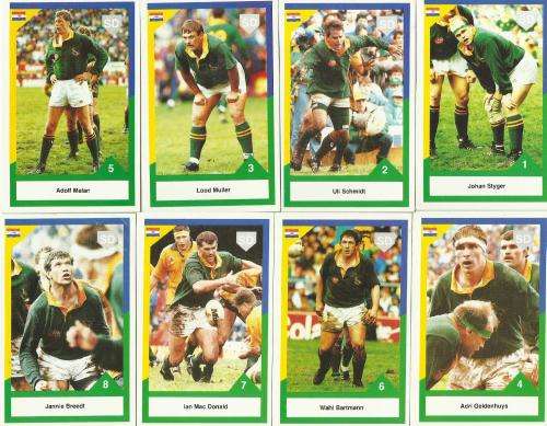 1992 Sportsdeck Springbok Trading Card Lot