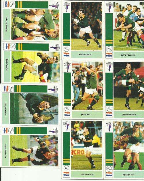 1993 Sports Deck Trading card lot - Assorted Springboks