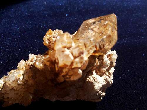 Smoky quartz scepter, Brandberg namibia