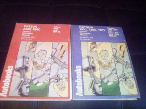 Datsun 240C, 260C and Dutsun 1000,1200,120Y workshop manuals