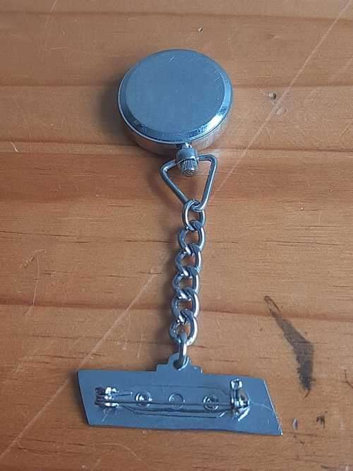 Nurse type DIVA watch in good cosmetic condition - Not running - Might just be a battery