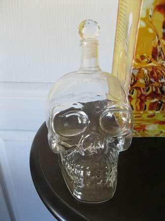 Stunning Crystal Skull Decanter