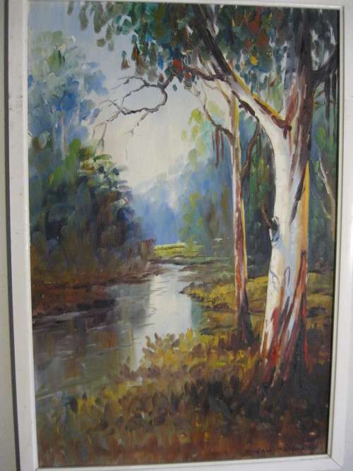 Stunning  Painting by Paul Potgieter SA Artist  Framed