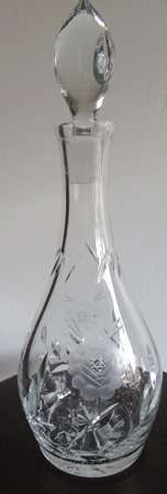 Rose Cut Decanter Stunning!!