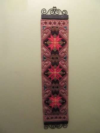 Tapestry with Wrought Iron Embelishments