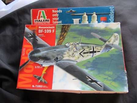 Italeri Scale Model Messerchmitt BF-109F Kit "Richthofen France 1942"