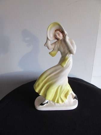 Gorgeous Vintage Figurine of a Victorian Style Lady