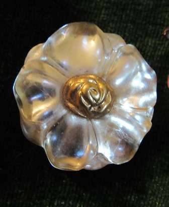 Stunning Kenzo  Lucite Flower Brooch / Pendant