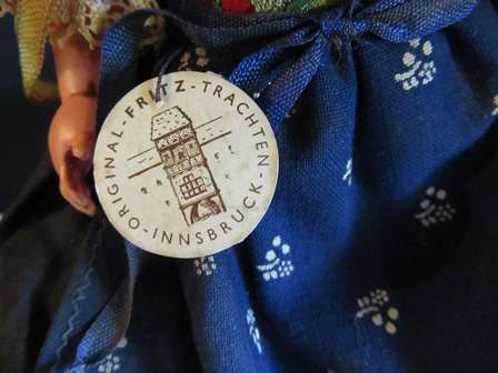 Fritz Trachten German Doll & Roma Doll Made in Italy