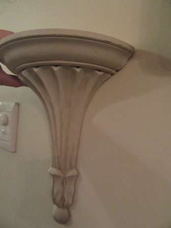 Pair of Cream Wash Corbels